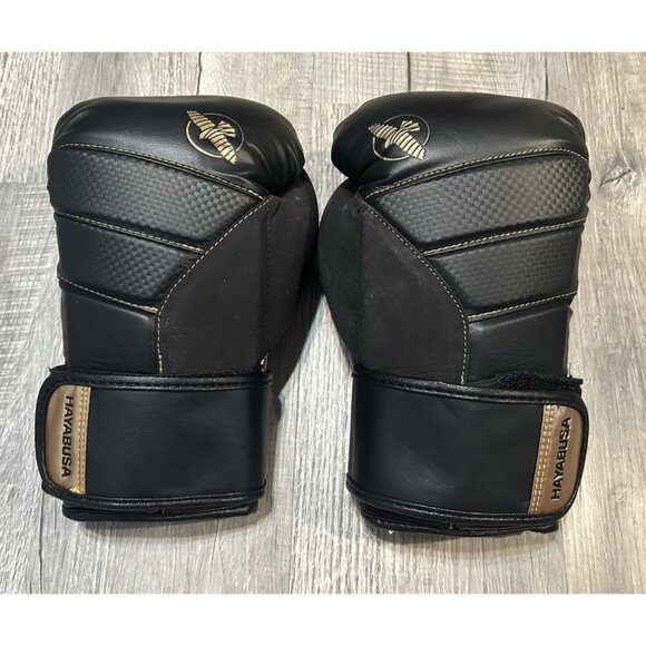 Hayabusa Gold and Black Boxing Gloves - Picture 2 of 8